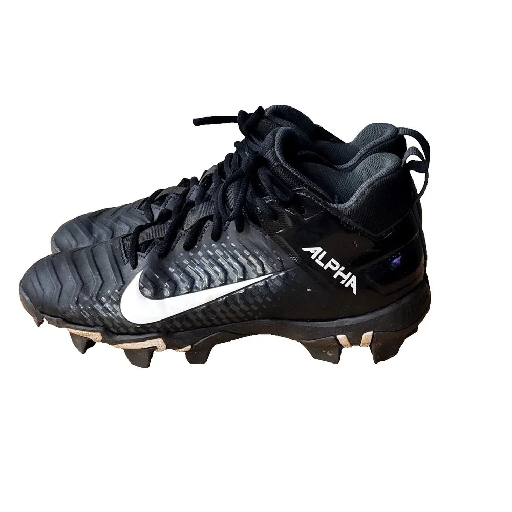 Nike Shoes Mens size 8 Alpha Menace 2‎ Shark Black Football Sneakers